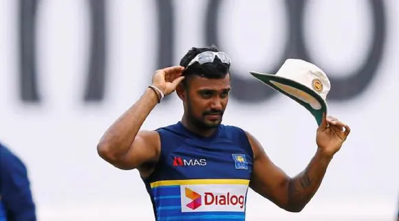 Sri Lankan cricketer Danushka Gunathilaka 