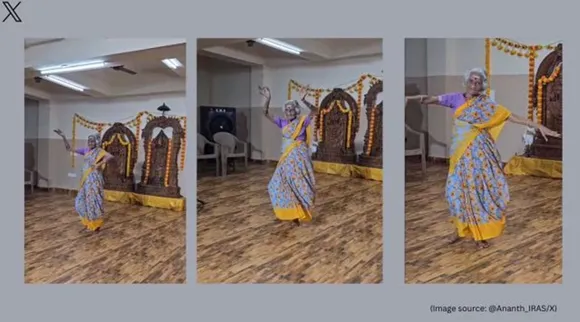 old woman dance