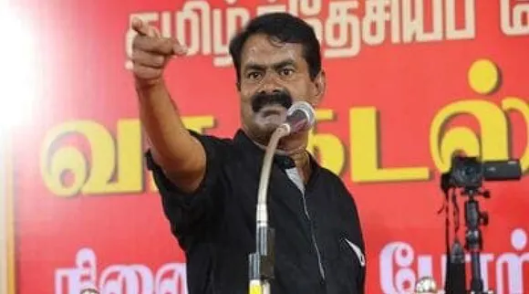 Pongal greeting poster Coimbatore Nam Tamilar cadre attacked Seeman condemns Tamil News 