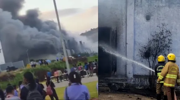 Hosur Fire Accident Tata Electronics facility Tamil News 