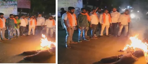 புதுச்சேரியில் ஆர்ப்பாட்டம் 