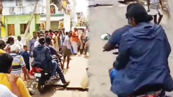Kanimozhi MP by bike