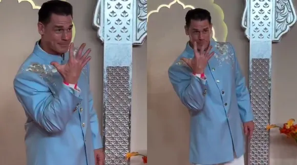 Video John Cena arrives in Mumbai for Anant Ambani Radhika Merchants wedding Tamil News