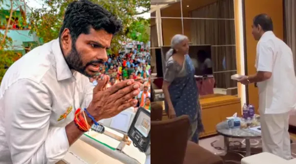 Annamalai apologises after BJP leader shares video of Coimbatore Annapoorna Owner Srinivasan meeting with Nirmala Sitharaman Tamil News 