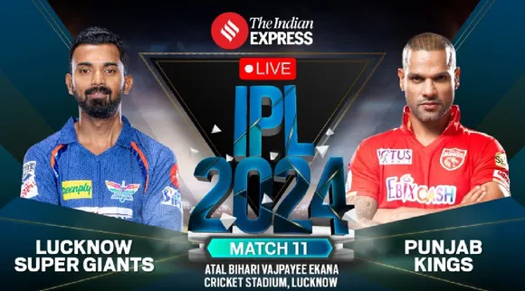 LSG vs PBKS Live Score IPL 2024 Match 11 Lucknow Super Giants vs Punjab Kings scorecard updates Lucknow in tamil 