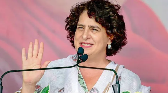 Priyanka Gandahi Vadra in Khairagarh, Chhattisgarh.jpg