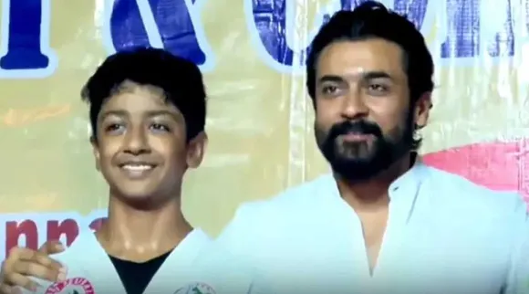Suriya and his son