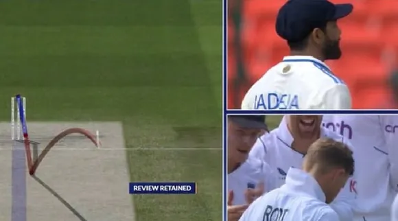 Ravindra Jadeja dismissal fans react DRS proves inconclusive IND vs ENG 1st Test Tamil News 
