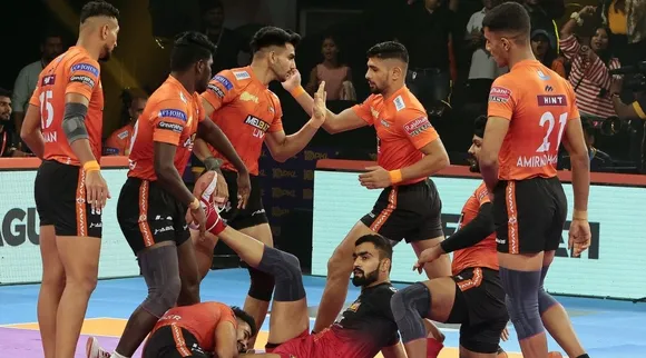 U Mumba vs Jaipur Pink Panthers and Telugu Titans vs Gujarat Giants Pro Kabaddi League Season 10 match updates in tamil  