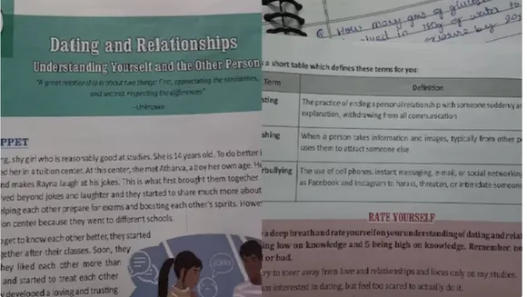  dating and relationships in Class 9 textbook