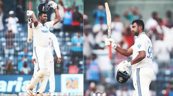 Fans react R Ashwin Test century vs Bangladesh compare with MS Dhoni Tamil News 