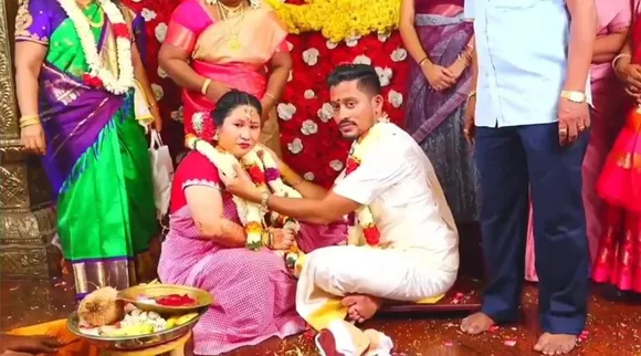 puducherry young man married philippines girl in tamil tradition 
