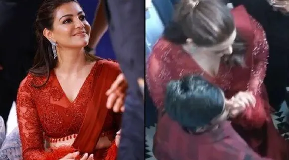 Kajal Aggarwal Annoyed After Fan Touches Inappropriately Viral Video Tamil News 