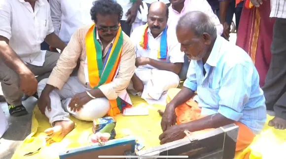   Anbumani Ramadoss condemned for arresting Parakeet fortune teller Thankar Bachan Cuddalore LS Polls candidate Tamil News 