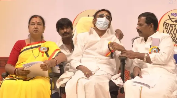 Premalatha Vijayakanth elected as General Secretary DMDK Tamil News 