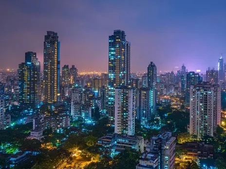 indian city nightview