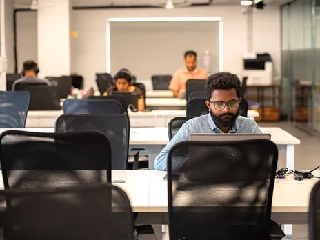 employee in office