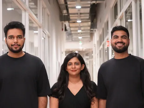 From L-R Manish Choudhary, Koshima Satija and Nikhil Mishra