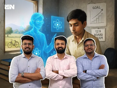 Rushabh Kothari, Ritesh Singh, Sonu Kumar, Co-founders, Arivihan