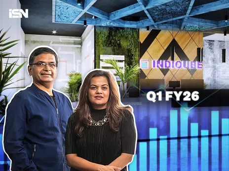 IndiQube co-founders Rishi Das and Meghna Agarwal
