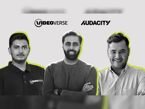 L-R-Vinayak Shrivastav (CEO, Co-founder, VideoVerse), Gaurav Verliani (Partner, Audacity) , Kabir Kochhar (Managing Partner, Audacity) - Copy