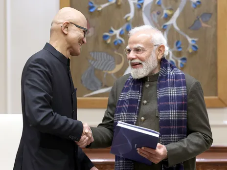Microsoft CEO Satya Nadella meets PM Modi