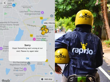 Rapido goes down in Bengaluru Chennai other major Indian cities