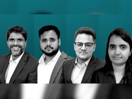 (L-R) Sandeep Khuperkar (Founder and CEO), Pritesh Tiwari (Founder and Chief Data Scientist), Shivam Thakkar (Founder & Chief Product Officer) and Sandhya Oza (Founder & Chief Project Officer)