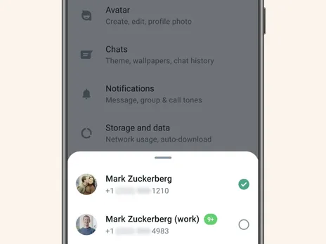 whatsapp dual acocunt login feature