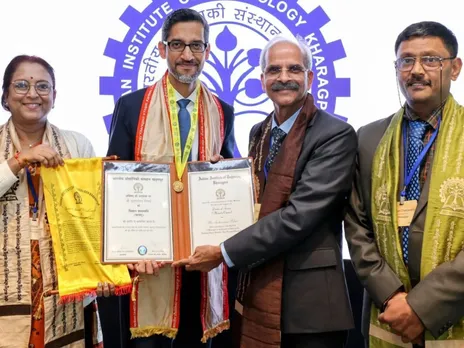 Sundar Pichai receives honorary doctorate from IIT-Kharagpur