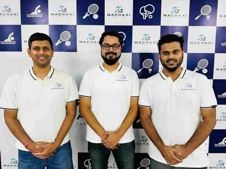 L-R Pratish Raj Co-founder & CEO, Ashish Anand Co-founder & COO, Tushar Raj Co-founder & CTO, Machaxi