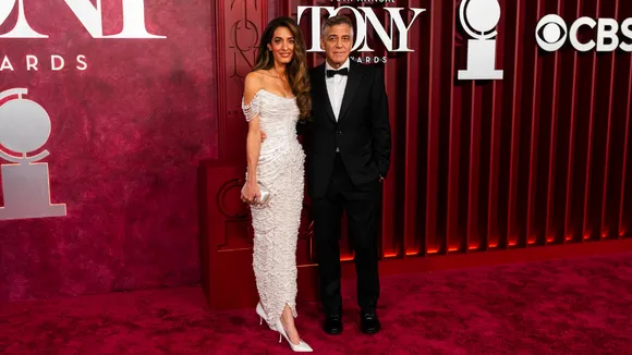 George Clooney Rocks Silver Fox Look at 2025 Tony Awards with Wife Amal