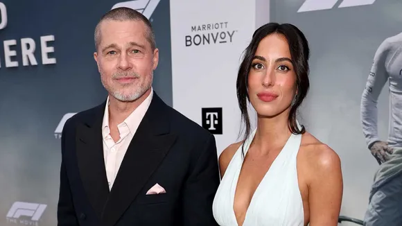 Brad Pitt and Ines de Ramon Turn Heads at Rare Red Carpet Appearance for 'F1' NYC Premiere