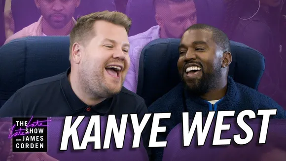 Kanye takes to air with Carpool Karaoke