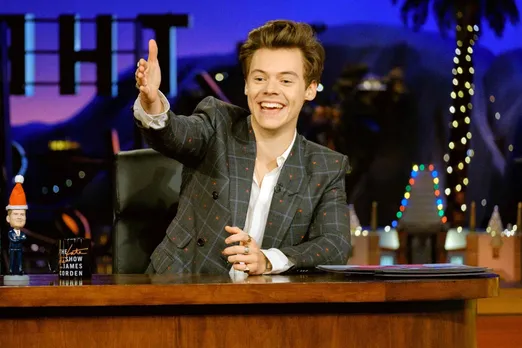 Harry Styles takes over James Corden