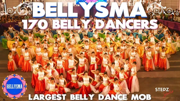 170 Belly Dancers on Stage is so Lit