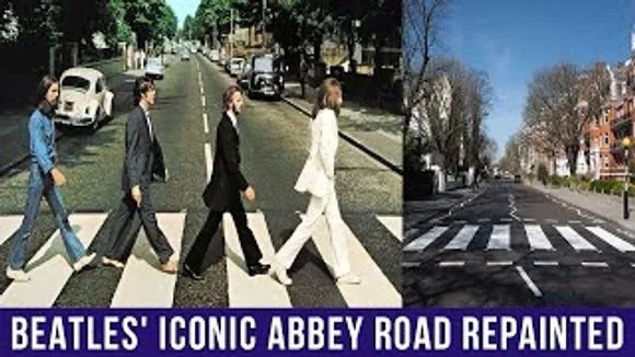 Iconic Beatles' Abbey Road Crossing Repainted Amid U.K. Coronavirus Lockdown