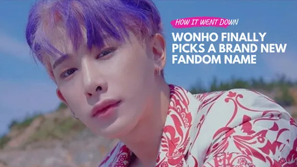 Wonho Finally Settles on A New Fandom Name