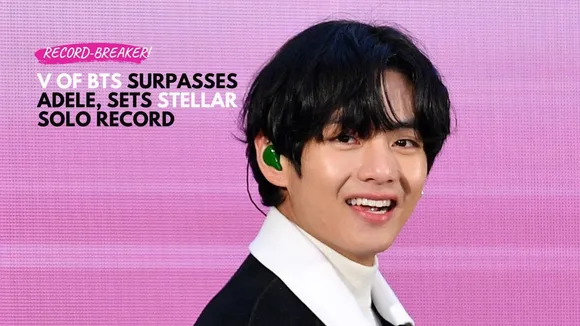 BTS' V breaks major record