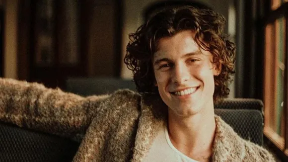 Shawn Mendes on the set of 'Wonder'