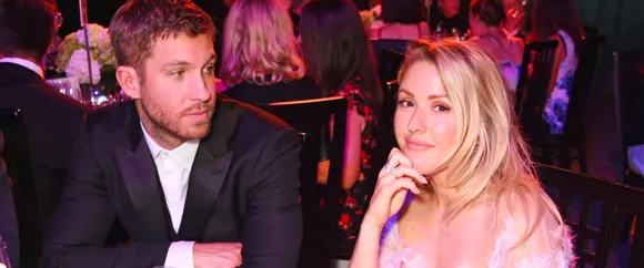 Calvin Harris Shared a Photo With Ellie Goulding From The Studio 