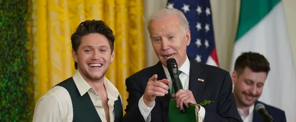 Niall Horan Celebrates St. Patrick’s Day With President Joe Biden at The White House 