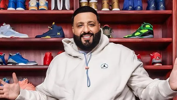 DJ Khaled's Security Carries Him to Stage So His Air Jordans Stay Safe