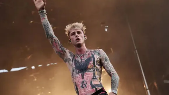 Machine Gun Kelly Gets New Tattoo With 44 Needles For Spiritual Reasons