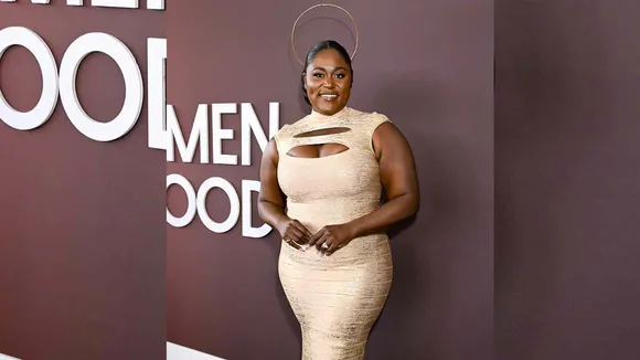 Danielle Brooks Donns Halo Headpiece at ESSENCE 'Black Women in Hollywood' Awards
