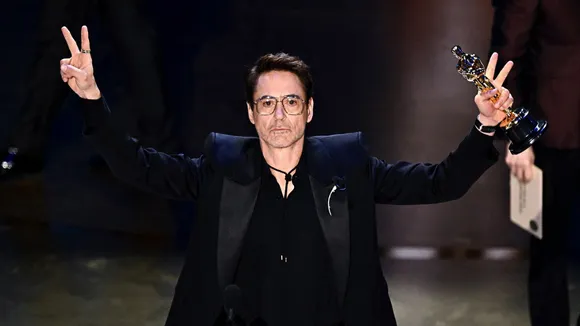 Robert Downey Jr. Wins His First Oscar For 'Oppenheimer'