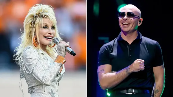 Pitbull Honours Iconic Collaboration With Dolly Parton, Sampling Her Classic Hit, '9 to 5'