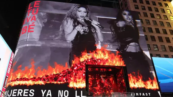 Shakira Thrills Fans in Surprise Times Square Concert