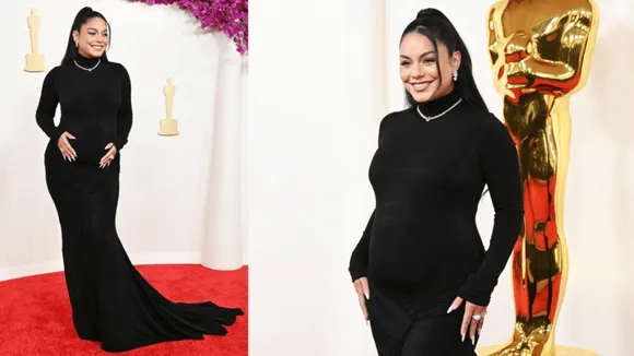 Vanessa Hudgens is Pregnant! Actress Flaunts Baby Bump on 2024 Oscars Red Carpet