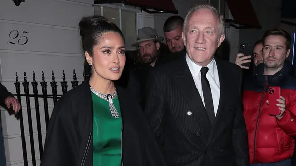 Salma Hayek Gives Sneak Peek Into Victoria Beckham's 50th Birthday Bash